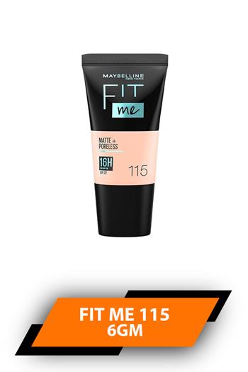Loreal Fit Me 115 Foundation 6gm